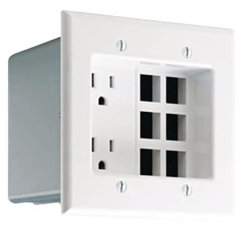 recessed outlet box home depot